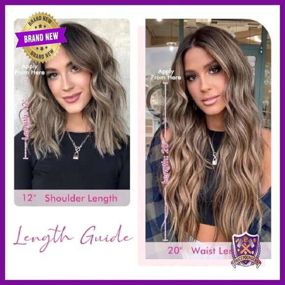 12-Inch Invisible Wire Hair Extensions with Thinner Softer Lace Weft main image 5